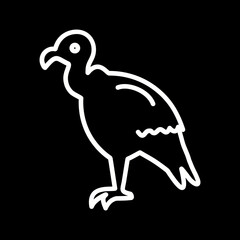 Vulture Vector Icon