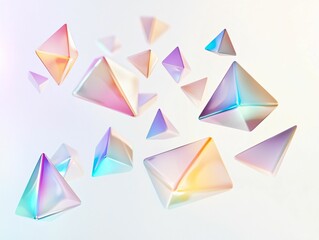 Iridescent Pyramids
