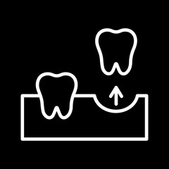 Tooth Extraction Vector Icon