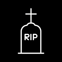 Tombstone Vector Icon