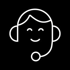 Customer Support Vector Icon