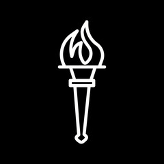 Liberty Torch Vector Icon