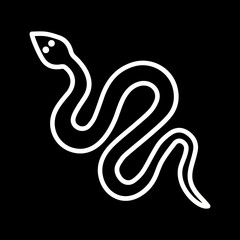 Fototapeta premium Snake Vector Icon