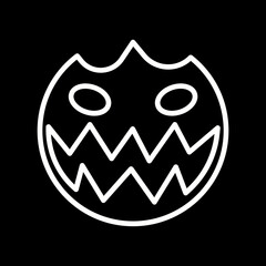 Halloween Mask Vector Icon