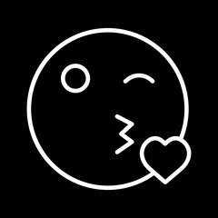 Love Emoji Vector Icon