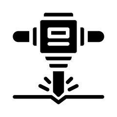 drill glyph icon