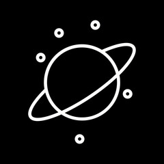 Planetary Rings Vector Icon © Muhammad