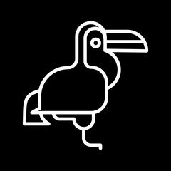 Hornbill Vector Icon © Muhammad