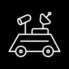 Lunar Rover Vector Icon