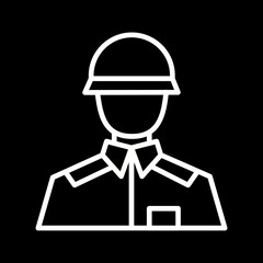 American Soldiers Vector Icon