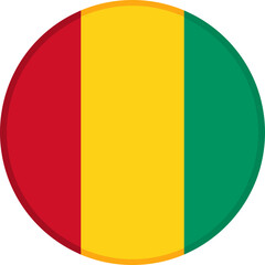 Guinea Flag Badge Icon