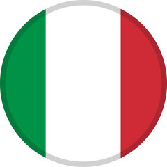 Italy Flag Badge Icon