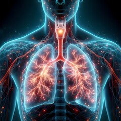 abstract background with glowing lines