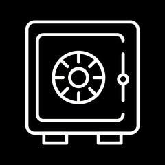 Safe Deposit Box Vector Icon