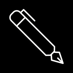 Calligraphy Pen Vector Icon