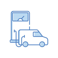 Gas Station  Vector icon