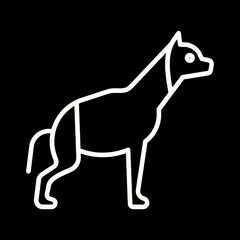 Hyena Vector Icon