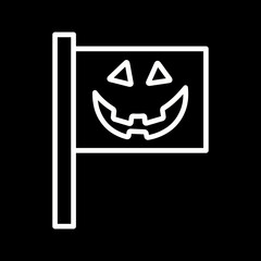 Halloween Banner Vector Icon