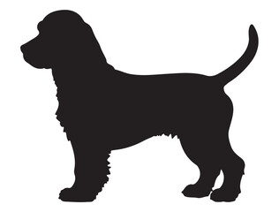 COCKER SPANIEL DOG SILHOUETTE