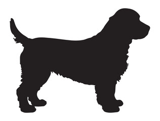 COCKER SPANIEL DOG SILHOUETTE