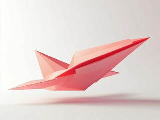 Pink Origami Plane