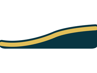 Curved Footer Design Icon