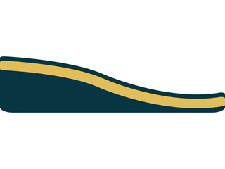 Curved Footer Design Icon