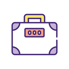 Briefcase  Icon vector stock illustration