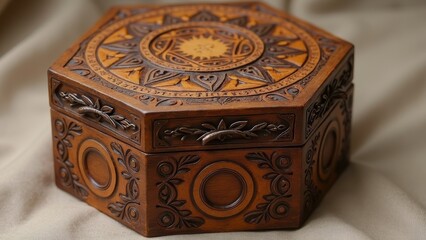 A brown box full of retro feel