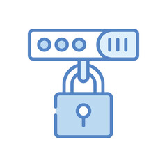 Security  Icon vector stock illustration