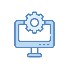 Setting  Icon vector stock illustration