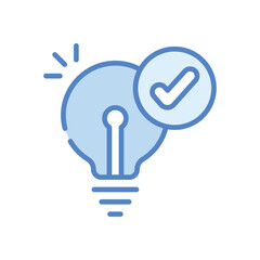 Lightbulb  Icon vector stock illustration
