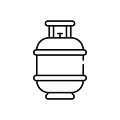 Gas Cylinder Vector icon