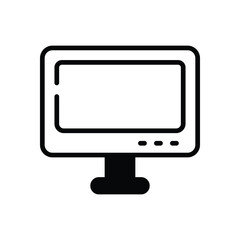 Computer Icon vector stock illustration