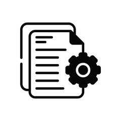 Document Icon vector stock illustration