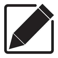 edit pen icon, create modify pen sign button, Pencil icon, sign up icon - editing text file document icons