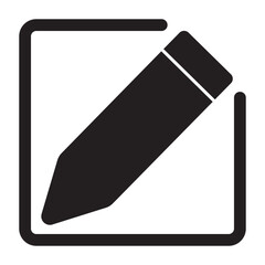 edit pen icon, create modify pen sign button, Pencil icon, sign up icon - editing text file document icons