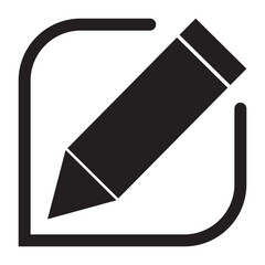 edit pen icon, create modify pen sign button, Pencil icon, sign up icon - editing text file document icons