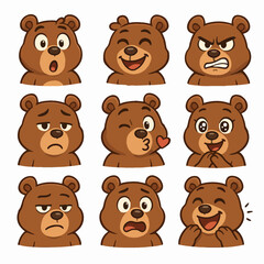 bear emotions icons set cartoon vector
vector set collection cartoon animals illustrations on white background
cartoon collection bear
collection of 9 cartoon animals