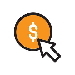 dollar sign color icon