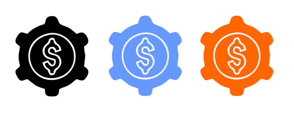 Asset Management icon set with decision making, company, document, client, investor, investment, bank account, wallet, property, digital asset icon. Simple handdrawn vector