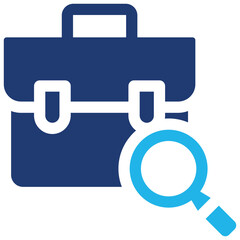 Job Search icon symbol. Vector illustration.