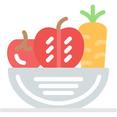 Healthy Food Flat Icon