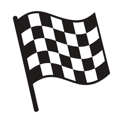 Fototapeta premium checkered flag vector illustration