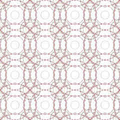 Seamless Geometric Textile Pattern in Pink and Yellow Tones