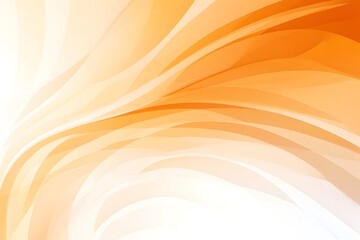 Abstract orange and white swirling curves, radiating from center