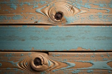Weathered wooden planks on worn stone background, grunge texture, natural, earthy