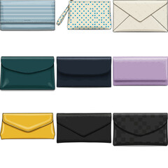 minimal design clutch bag image set