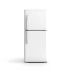 Refrigerator isolated on white background.