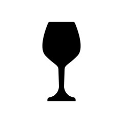 wine glass icon vector